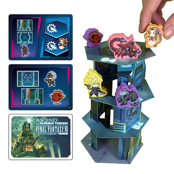 Final Fantasy VII Board Game "Ascend The Shinta Tower" Announced