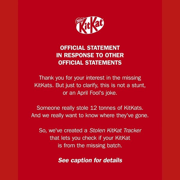 KitKat is Crowdsourcing Help To Find KitKat Heist Culprits