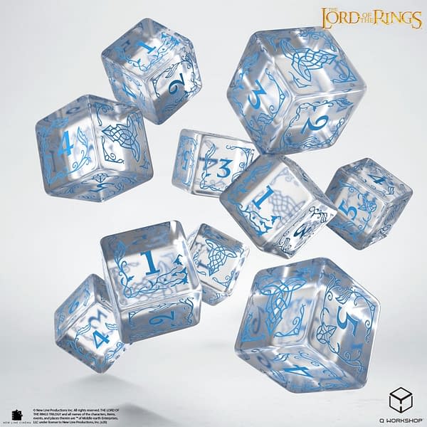 Q-Workshop Releases Official The Lord of the Rings Dice