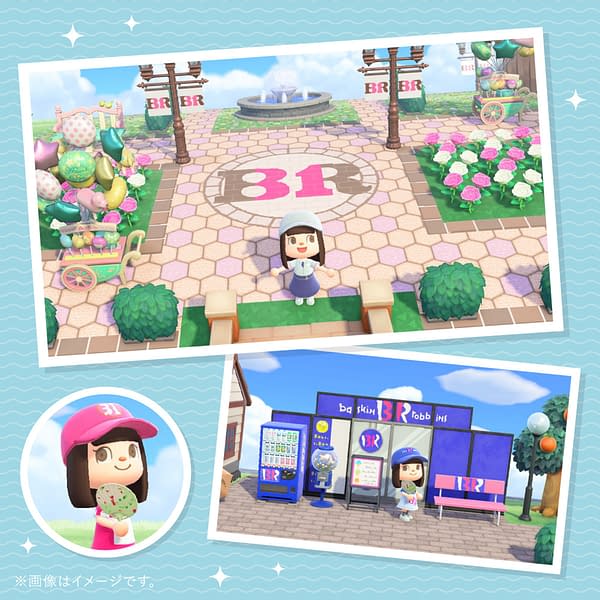 Baskin-Robbins Has Its Own Animal Crossing: New Horizons Island