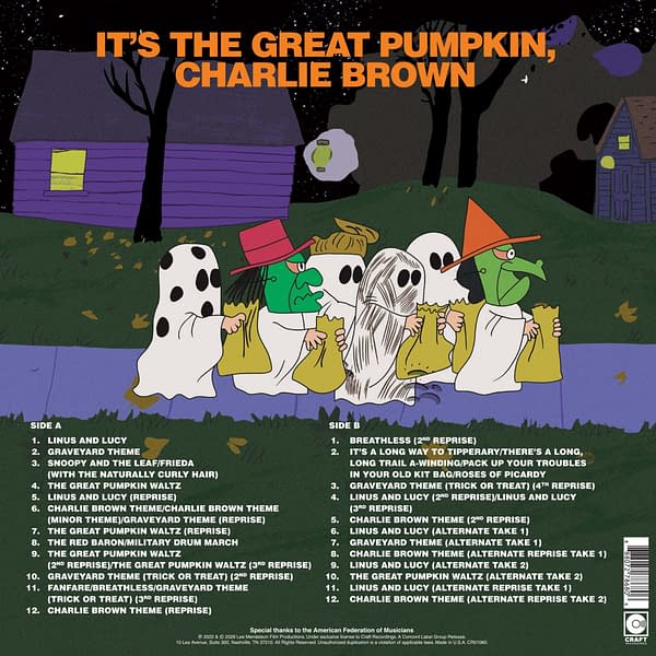 It's the Great Pumpkin, Charlie Brown is Coming To Vinyl
