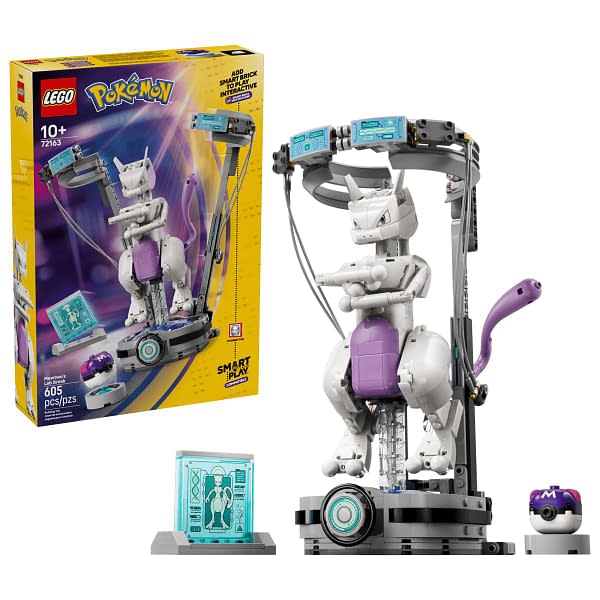 LEGO Reveals New Pokémon SMART Play Mewtwo's Lab Break Set