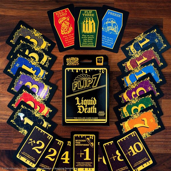 Flip 7: Liquid Death Edition Card Game Has Been Released