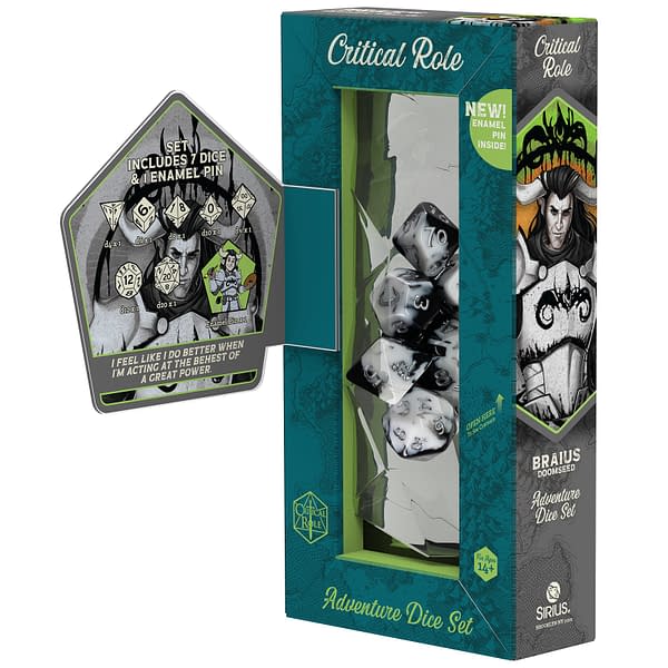 Sirius Dice Reveals Two New Sets of Critical Role Dice