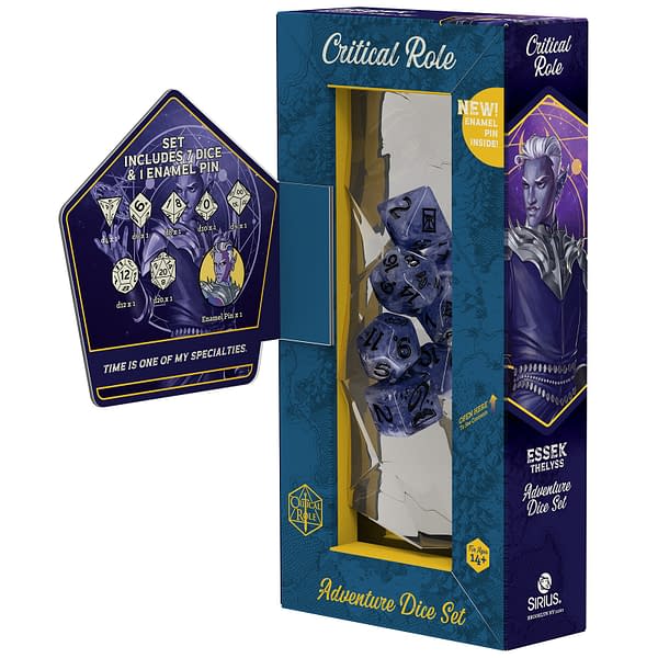 Sirius Dice Reveals Two New Sets of Critical Role Dice