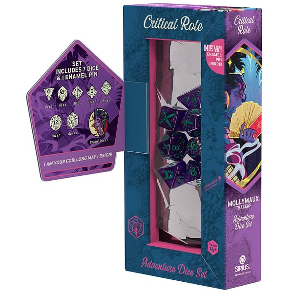 Sirius Dice Reveals Two New Sets of Critical Role Dice