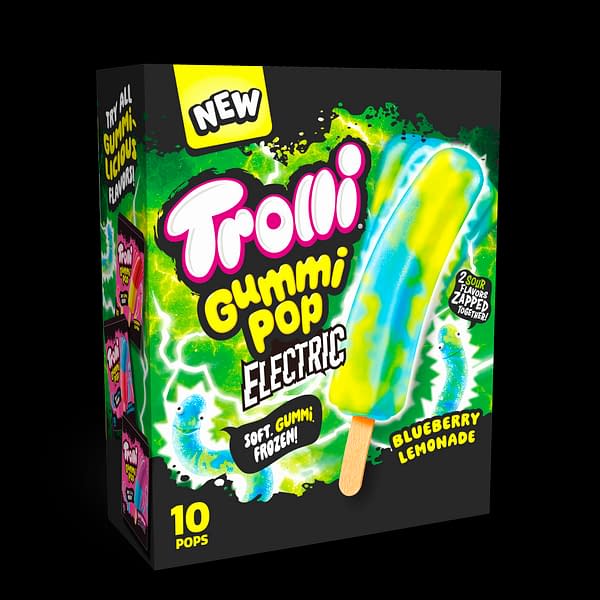 Trolli Unveils New Gummi Pop Electric Blueberry Lemonade Flavor