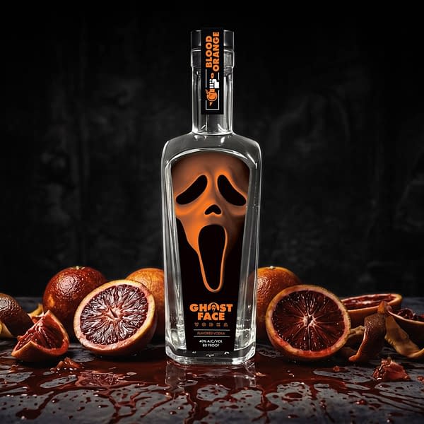 Macabre Spirits Drops Ghost Face Vodka - Blood Orange Flavor