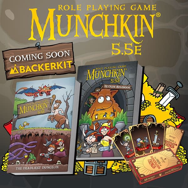 Munchkin Will Launch a Compatible TTRPG This October