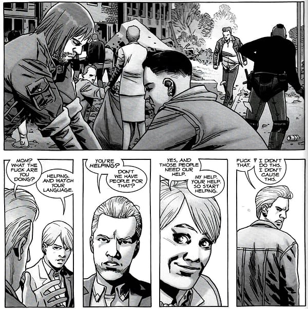 Can the Commonwealth Be Saved Through Socialism in The Walking Dead #184?