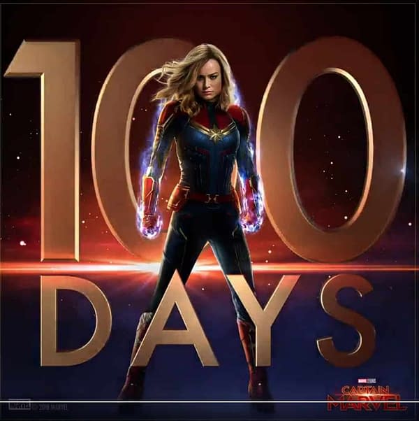 'Captain Marvel' Opens in 100 Days, New Motion Poster to Celebrate!
