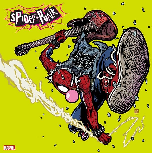 Cover image for SPIDER-PUNK 1 OKAZAKI VARIANT