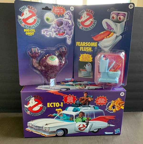 We Take A Look At Hasbro's New Real Ghostbusters Ecto-1 & Ghosts