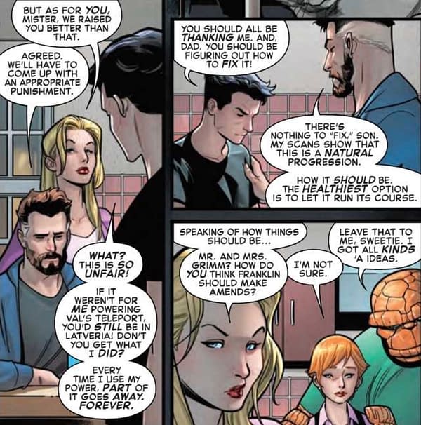Franklin Richards, Sulky Teenager (Fantastic Four #10 Preview)