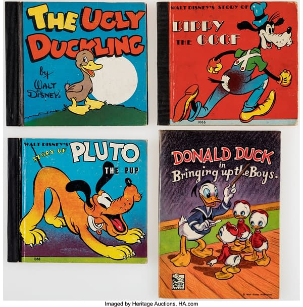 Vintage Walt Disney Books. Credit: Heritage Auctions