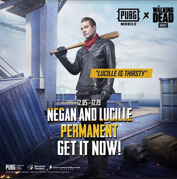 "PUBG Mobile" Receives Negan &#038; Michonne From "The Walking Dead"