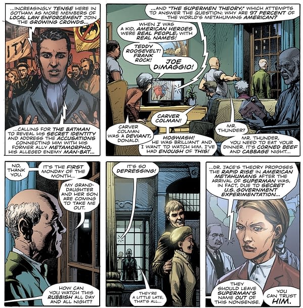 As the Justice Society Of America Comes to Doomsday Clock #3 &#8211; Who Is Rorschach and How Did a Certain Someone Survive? SPOILERS