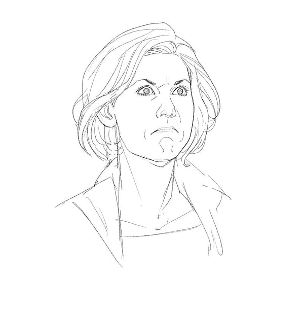 Rachael Stott, Working Out How To Draw Jodie Whittaker, the Thirteenth Doctor Who