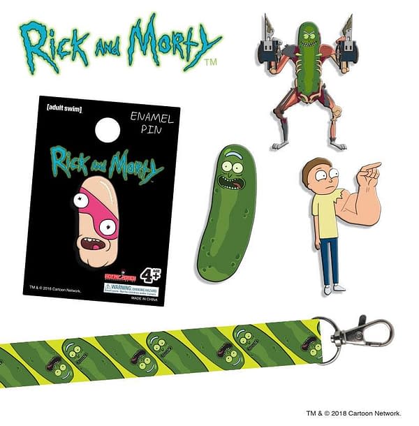 Rick and Morty Season 3 Pins SDCC Hot Properties