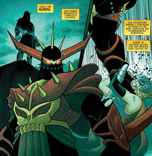 Mixed Messages from Kurse in Spider-Man and the League of Realms #3