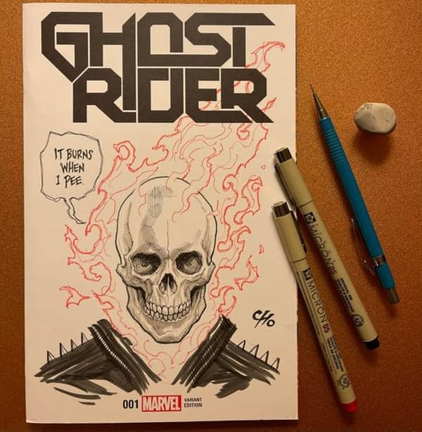 Frank Cho Outrage Commissions & Sketch Covers For San Diego Comic-Con
