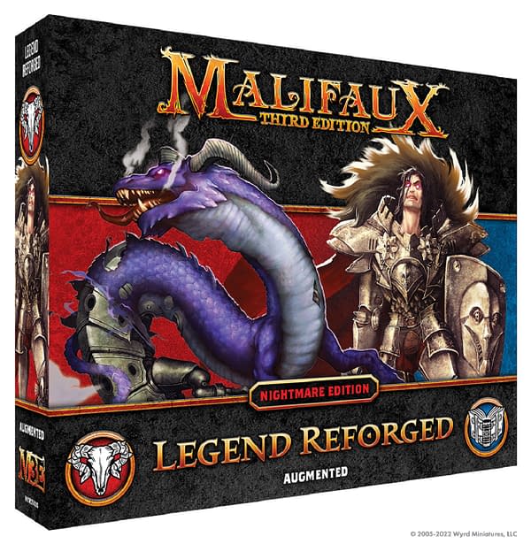 Legend Reforged, one of the next Nightmare Edition box sets, alongside The Fallen Kingdom, for Malifaux, a tabletop skirmish game by Wyrd Games.