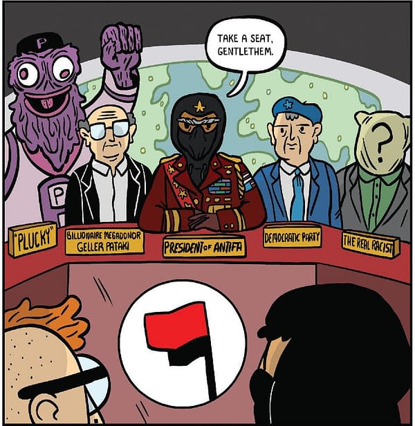 A page from The Antifa Super-Soldier Cookbook by Matt Lubchansky