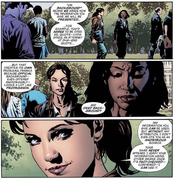 Now Lois Protects a White House Whistleblower in Lois Lane #5 [Spoilers]