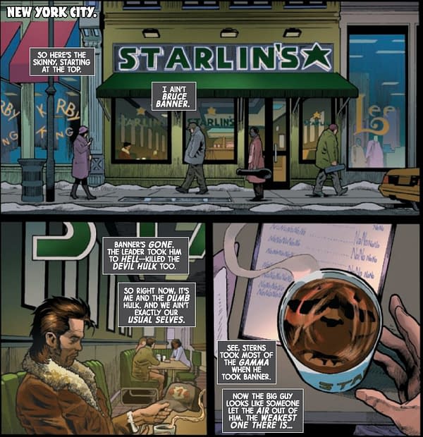 Starlin's Is Now A Coffee Store Chain in Immortal Hulk #43