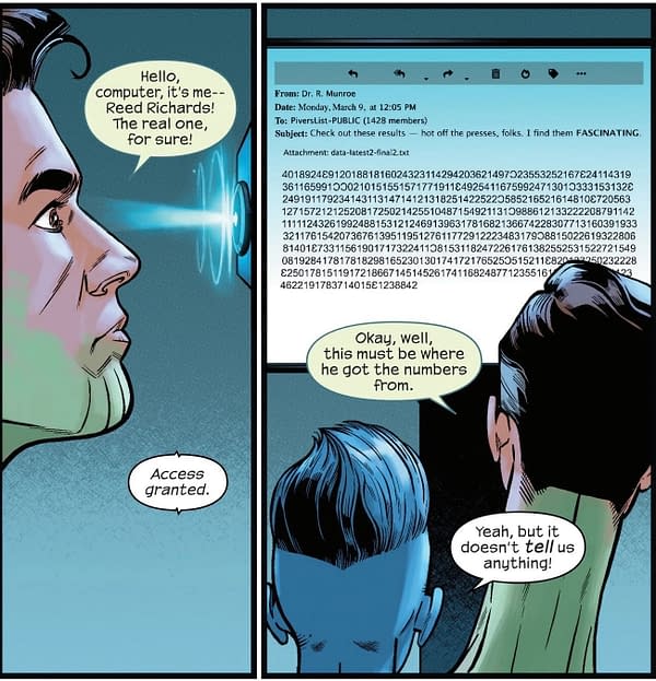 A.I., PI And Doing The Maths On Fantastic Four #14 (Spoilers)
