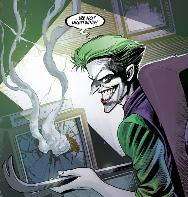 The Joker Takes His Crowbar to Dick Grayson One More Time