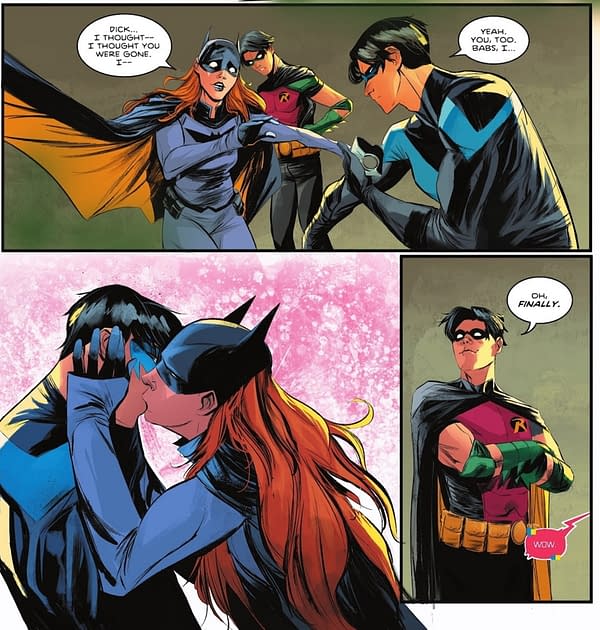 Nightwing & Batgirl Revealed As Heterosexual (Nightwing #85 Spoilers)