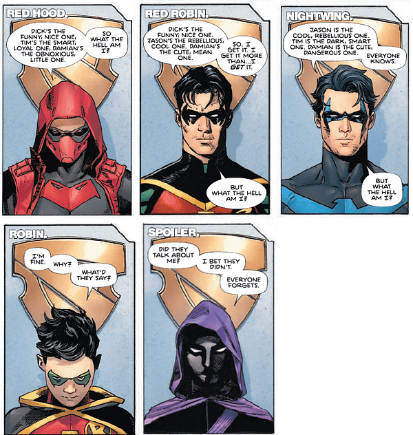 How The Robins See Themselve in Heroes In Crisis #9