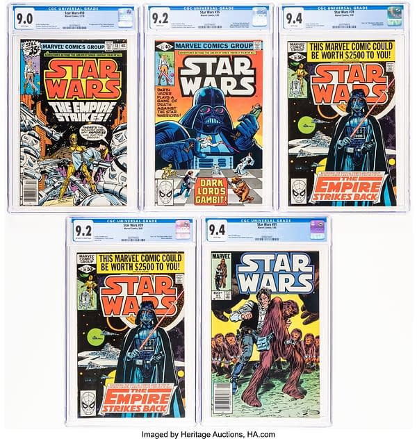 Star Wars Collectors: Hell Of A Deal On CGC Books Is On Auction Today