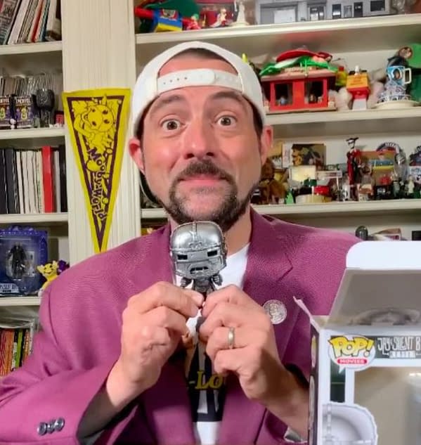 Kevin Smith Unveils Funko POP Online at Comic-Con@Home.
