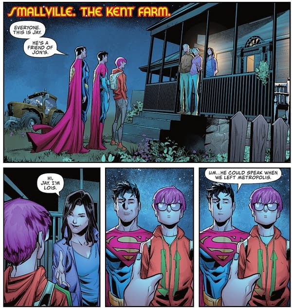 Jonathan Kent Introduces His Special Friend To His Parents