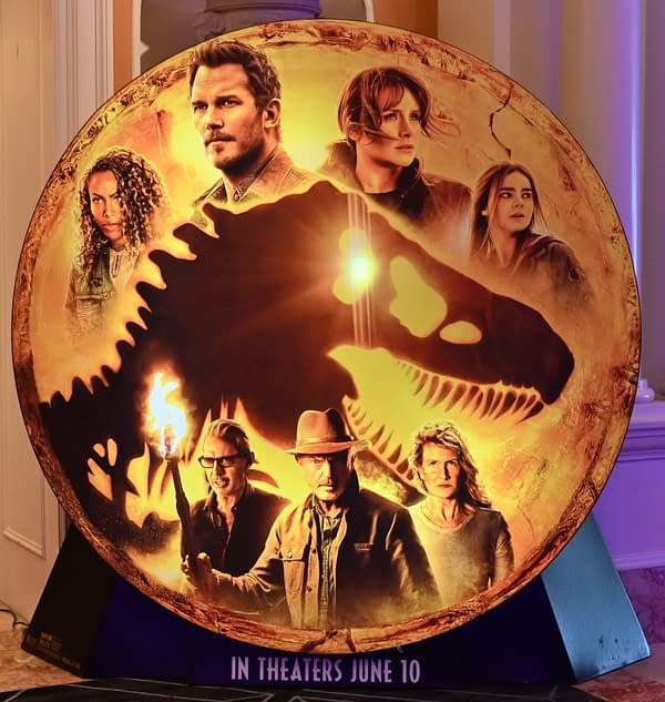 New Banner and Standee for Jurassic World Dominion Seen at CinemaCon