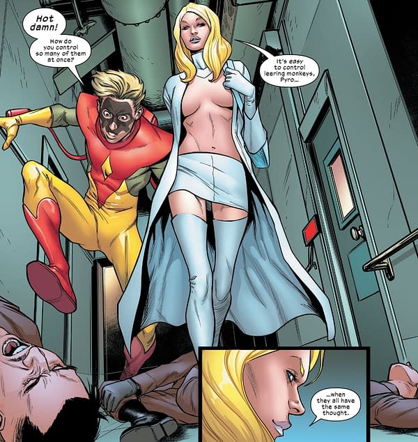 Emma Frost Has Own Weapons Of Mass Destruction in Marauders #10.