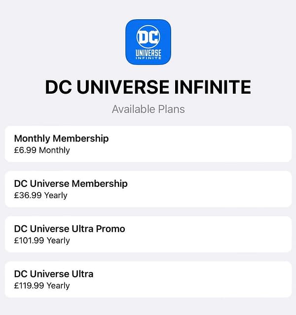 DC Comics To Be Added To DC Universe Infinite App 30 Days After Print