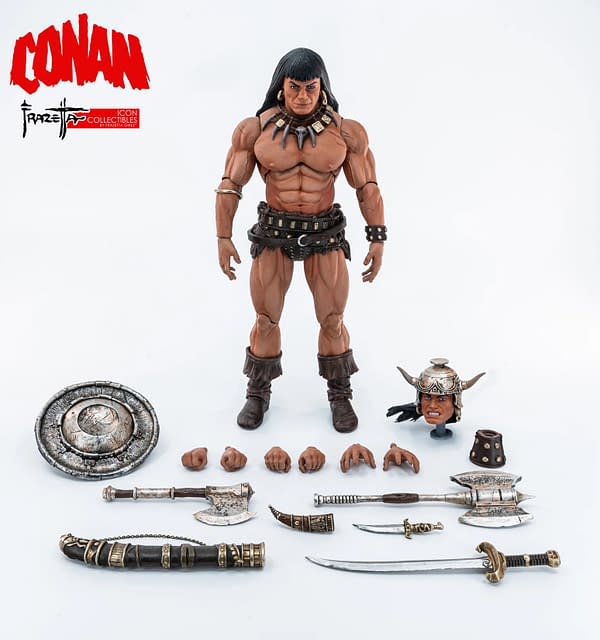 Conan The Barbarian Joins Frazetta Girls 1/12 Icon Collectibles Line 