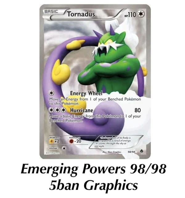 Emerging Powers Tornadus. Credit: Pokémon TCG