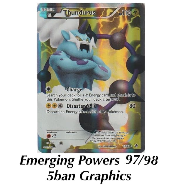 Emerging Powers Thundurus. Credit: Pokémon TCG