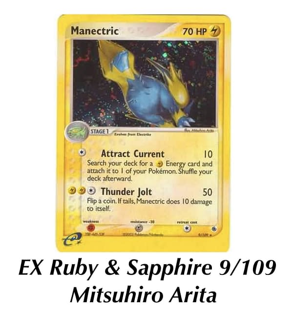 EX Ruby & Sapphire Manectric. Credit: Pokémon TCG