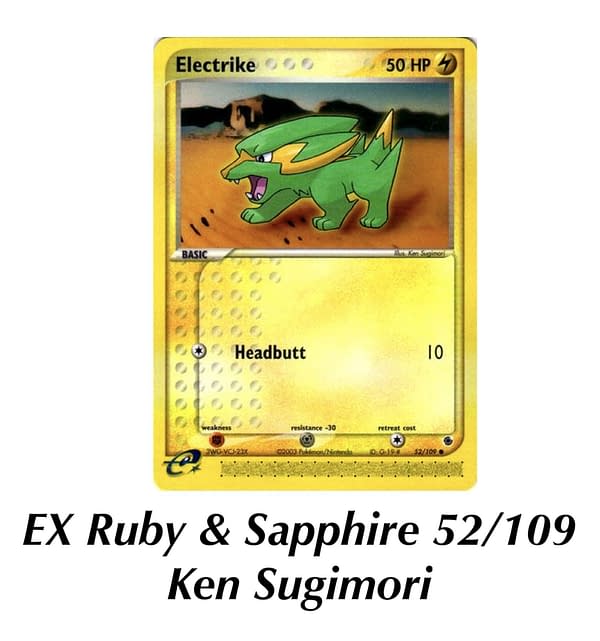 EX Ruby & Sapphire Electrike. Credit: Pokémon TCG