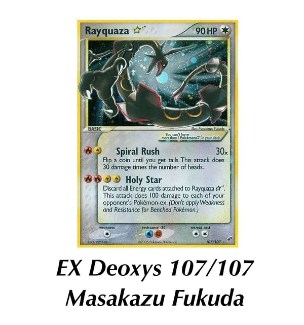EX Deoxys Rayquaza. Credit: Pokémon TCG
