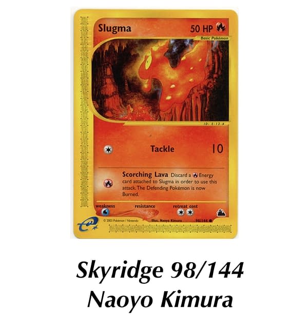 Skyridge Slugma. Credit: Pokémon Company International