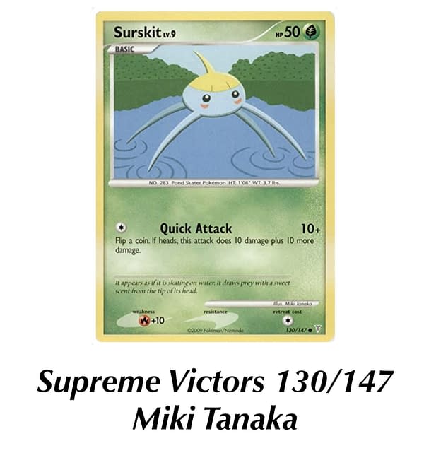 Supreme Victors Surskit. Credit: Pokémon TCG