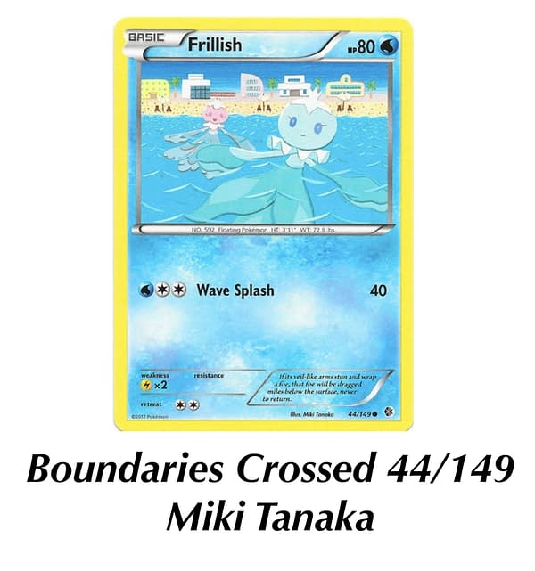 Boundaries Crossed Frillish. Credit: Pokémon TCG