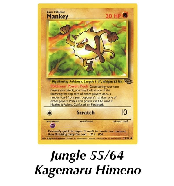 Jungle Mankey. Credit: Pokémon TCG