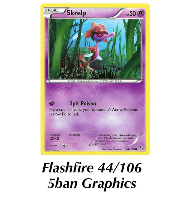 Flashfire Skrelp. Credit: Pokémon TCG